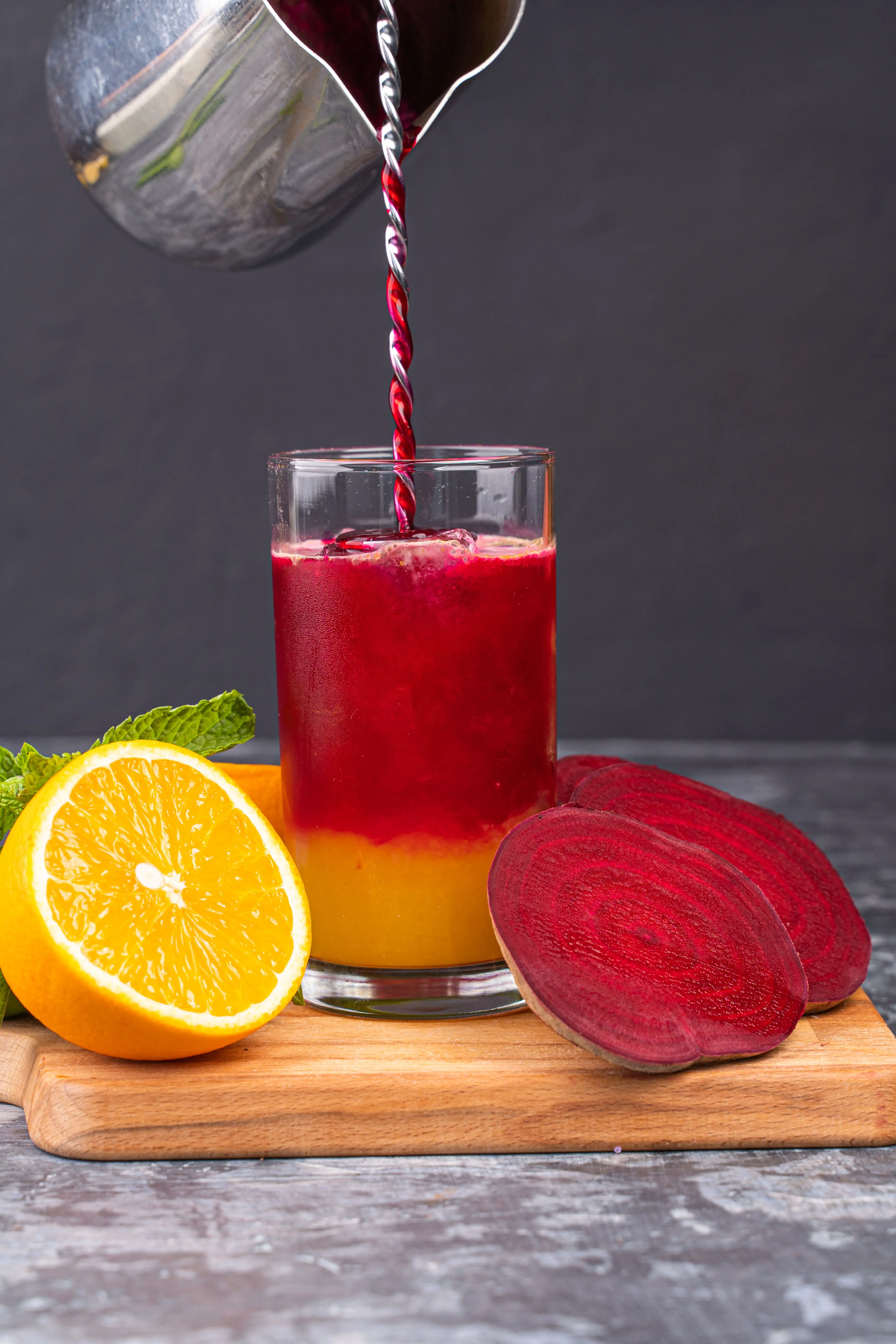 Fresh juice at Café Halisi
